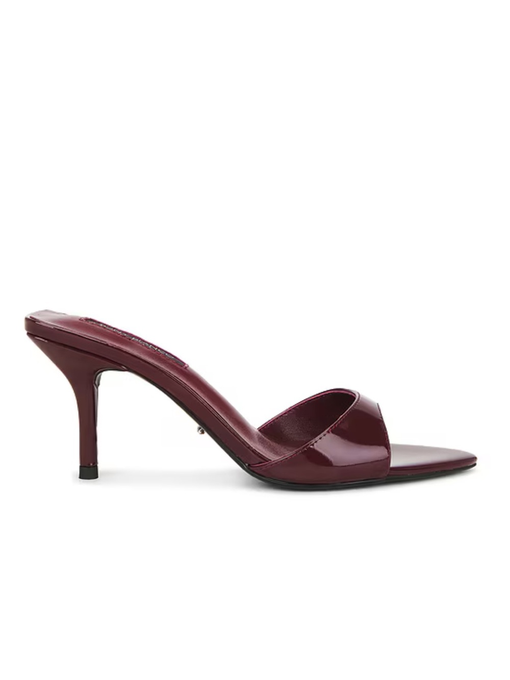 Tony Bianco Hallie Sandals Vino red Patent Slides Heels shoes Revolve 8